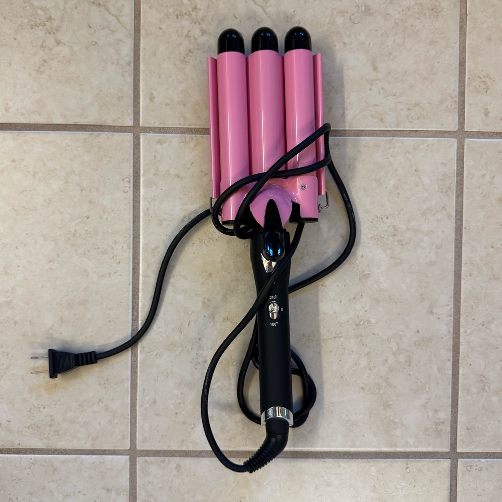 3 barrel curling iron